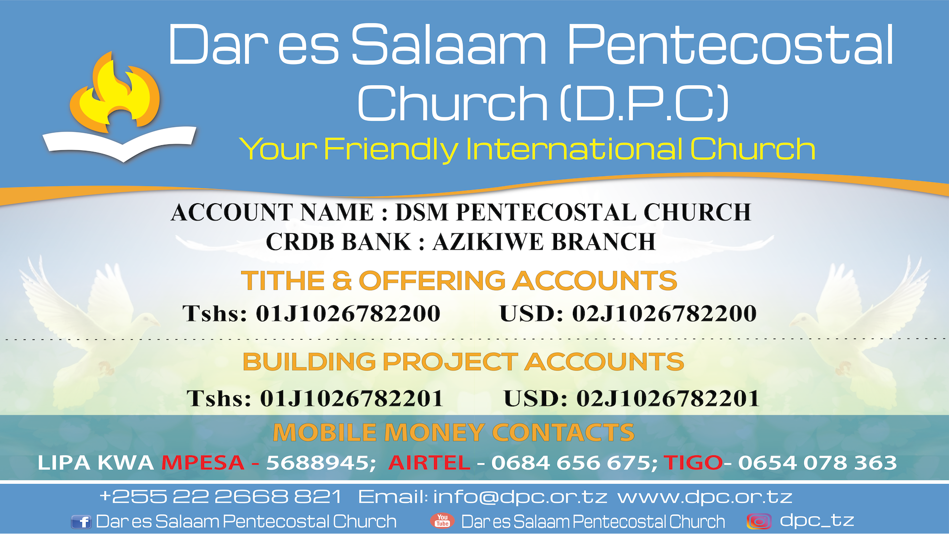 Dar Es Salaam Pentecostal Church - D.P.C